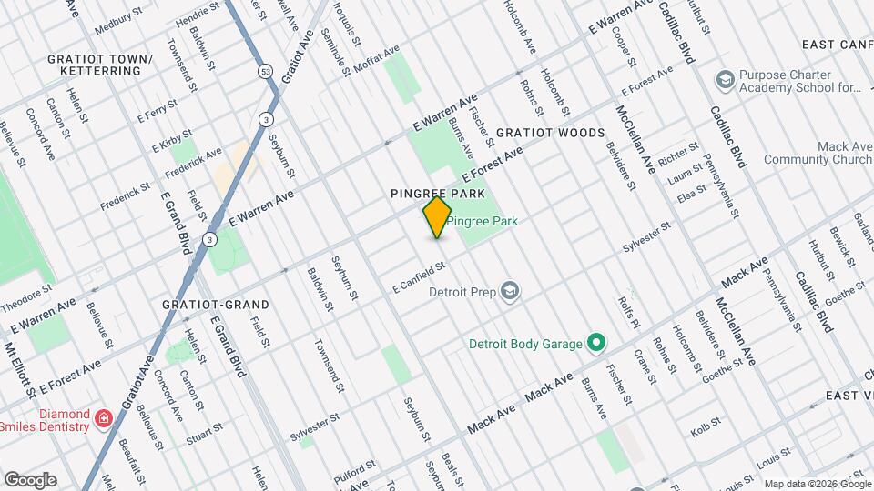 4489 Seminole St, Unit Upper Flat Map and Location Details