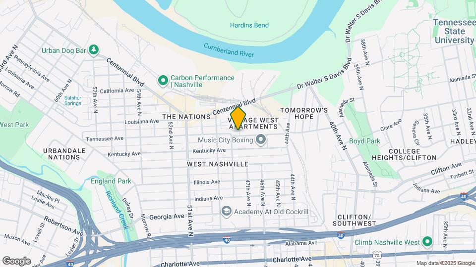 4714 Tennessee Ave Map and Location Details