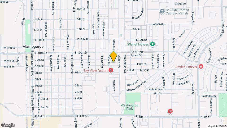 1309 E 8th St Map and Location Details