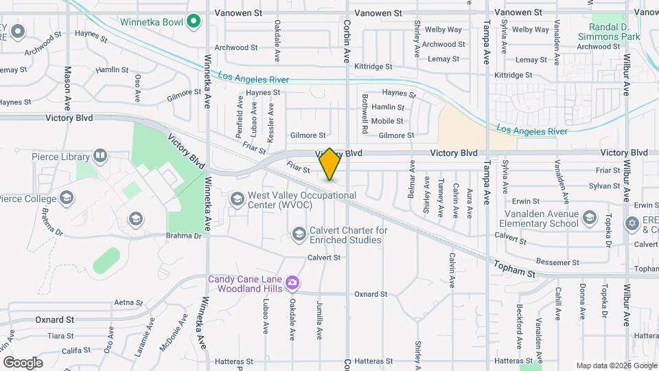 6329 Jumilla Ave Map and Location Details