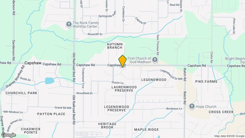 108 Blackwood Dr NW Map and Location Details