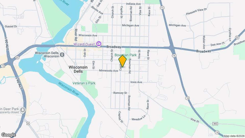 707 Minnesota Ave Map and Location Details