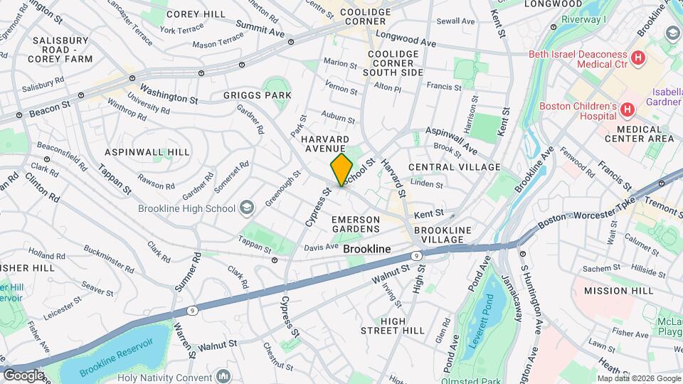 380 Washington St, Unit 2 Map and Location Details