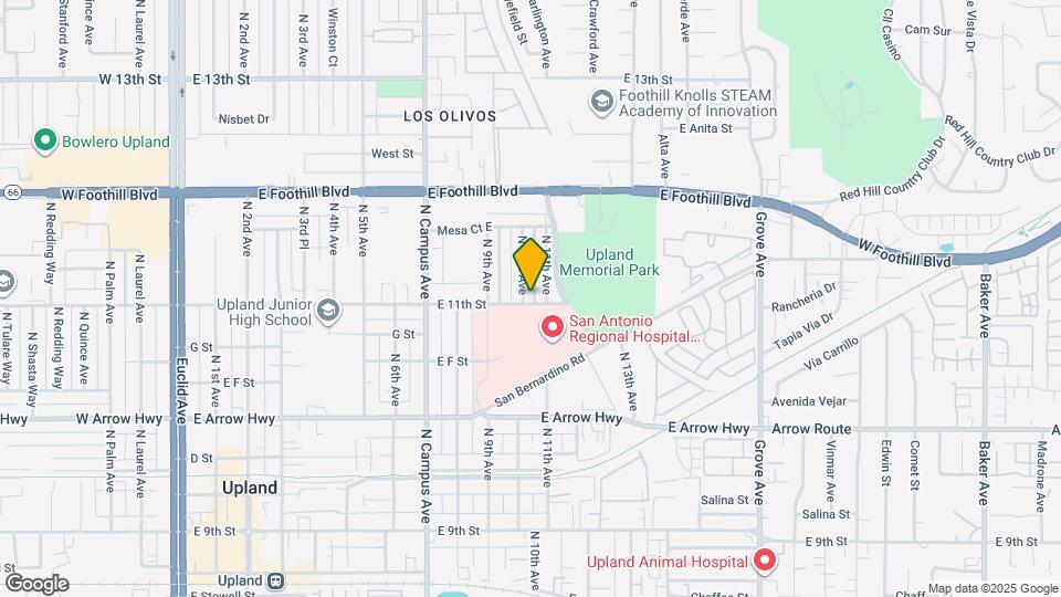 808 N 10th Ave Map and Location Details