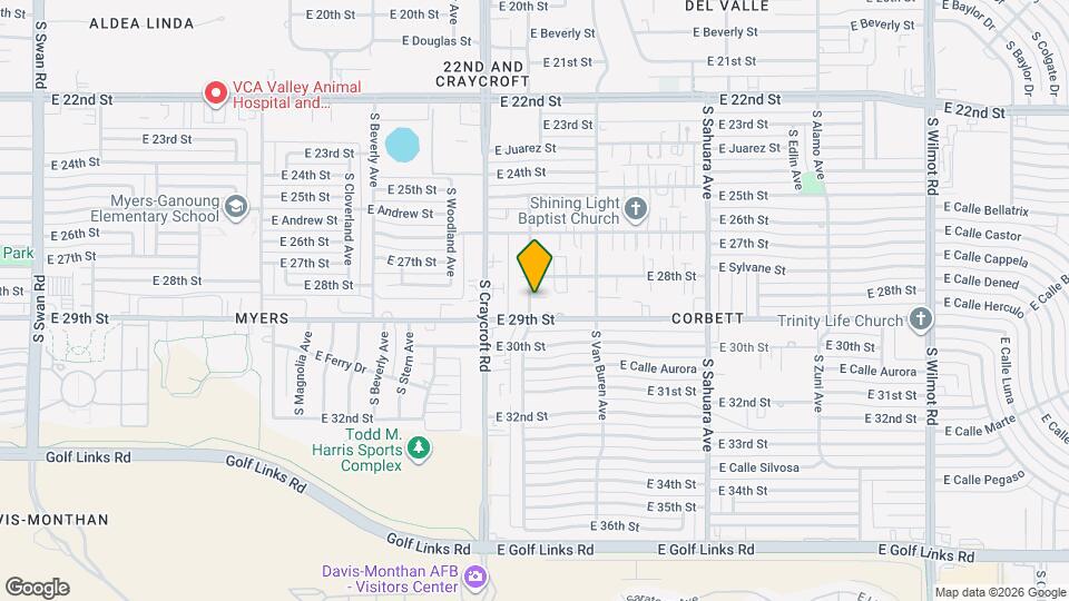 1825 S Jefferson Ave Map and Location Details