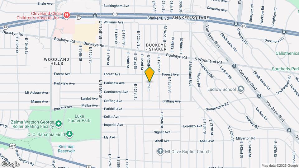 3011 E 125th St Map and Location Details