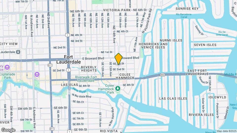 150 NE 15th Ave Map and Location Details