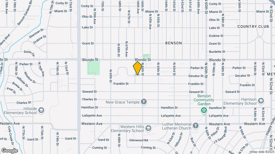 1719 Mayfield Ave Map and Location Details