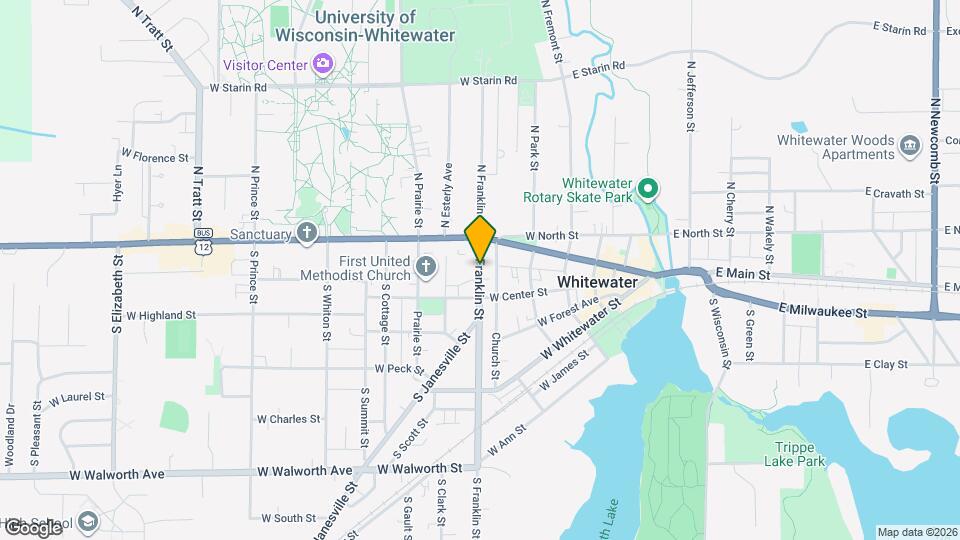 144 S Franklin St Map and Location Details