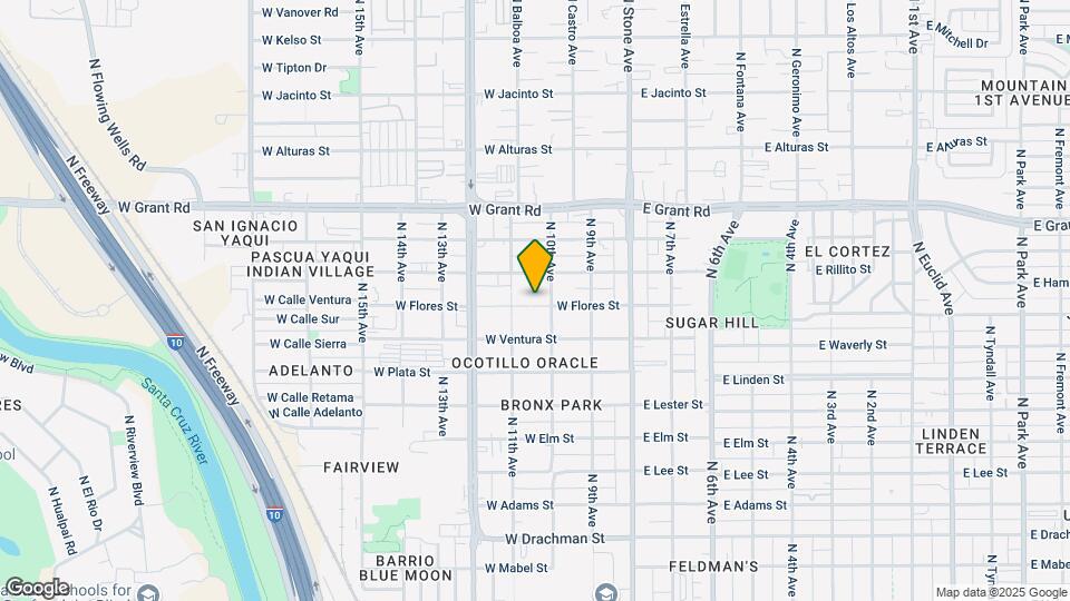 232 W Flores St Mapa y Detalles de la Ubicación