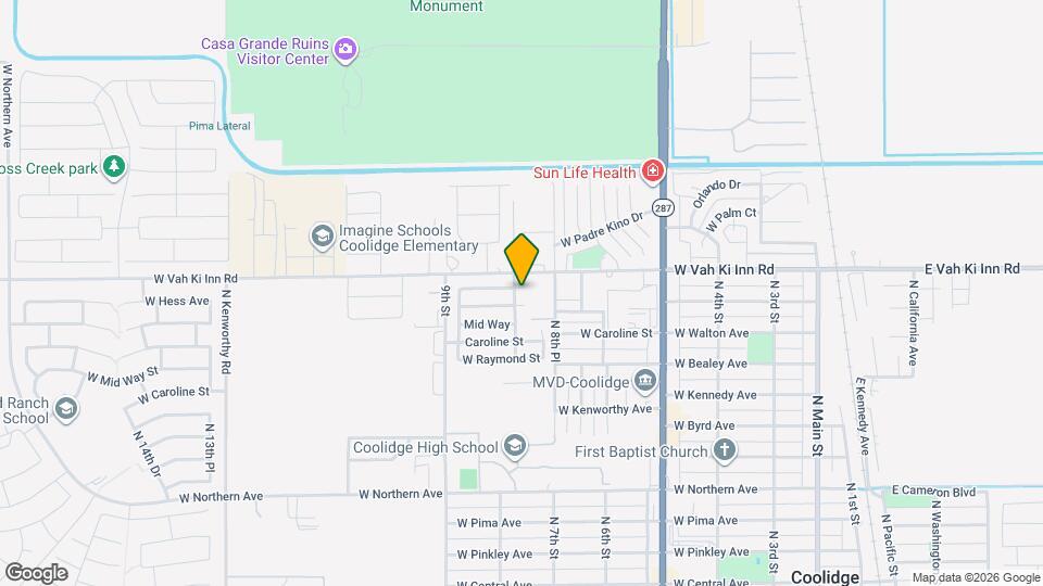 703 W Hess Ave Map and Location Details