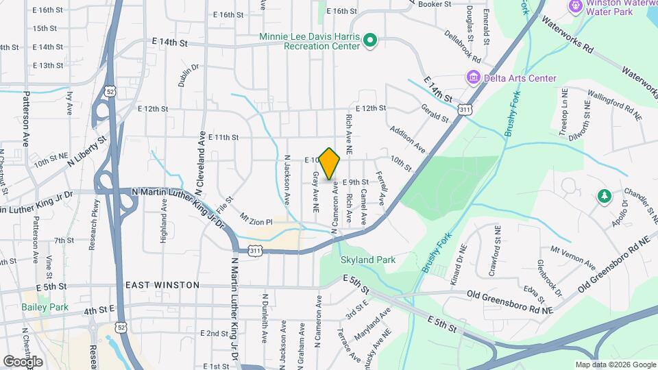 858 N Cameron Ave Mapa y Detalles de la Ubicación