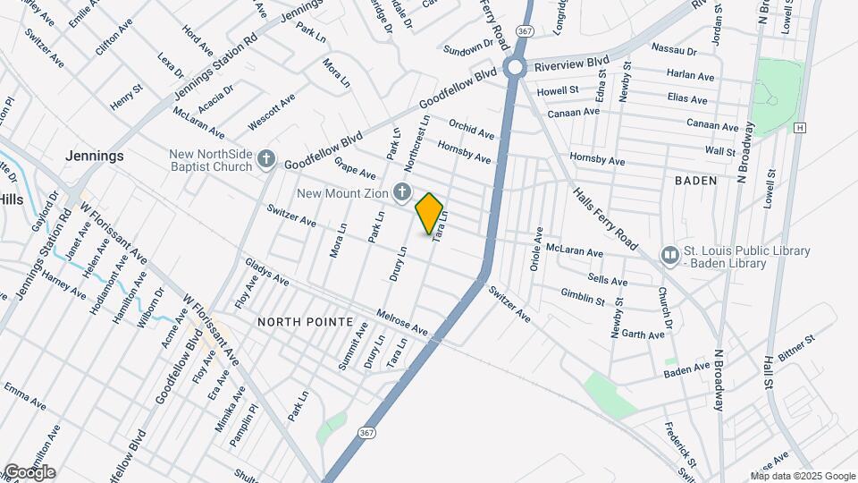 8623 Tara Ln Map and Location Details