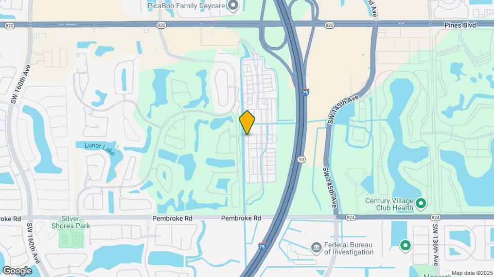 1109 SW 147th Ter Map and Location Details