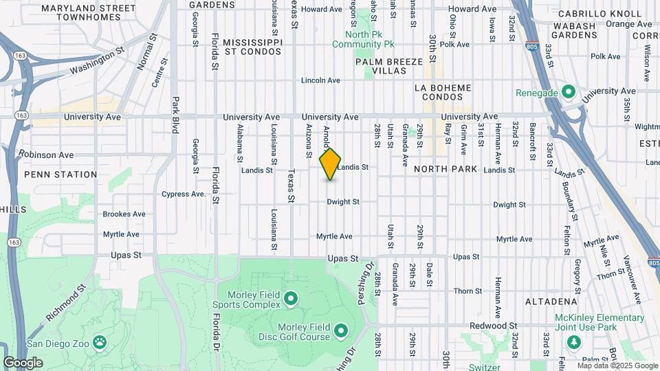 3641-3645 Arnold Ave Map and Location Details