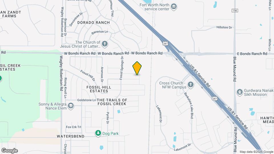 304 Lead Creek Dr Map and Location Details