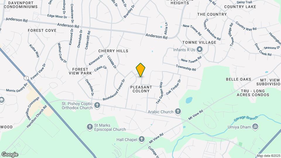 4156 Pleasant Colony Dr Map and Location Details
