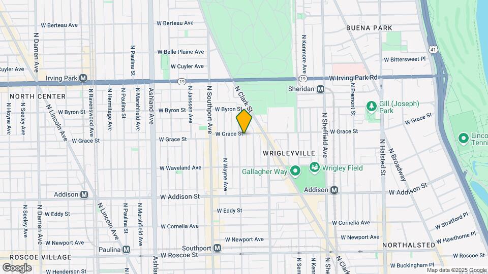 3765 N Lakewood Ave Map and Location Details