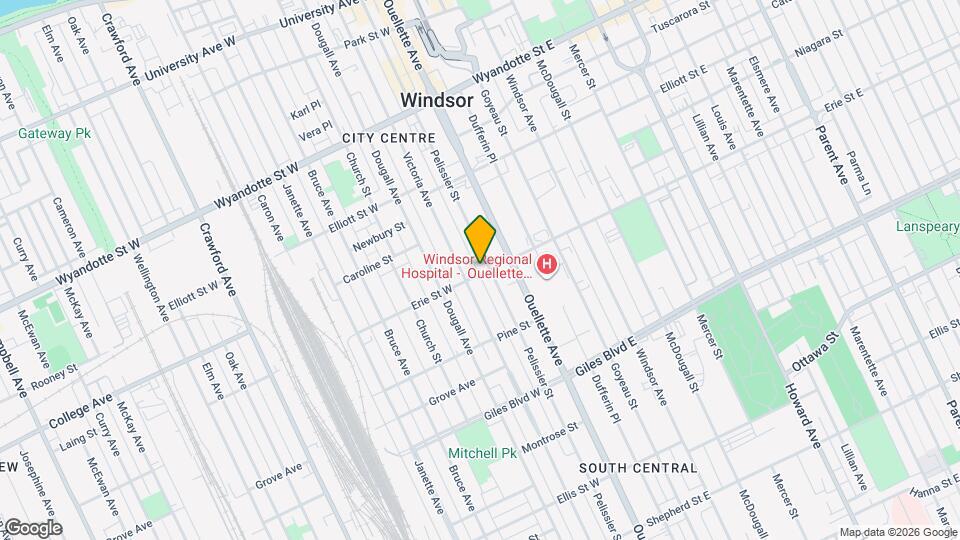 Erie Street Apartment Map and Location Details