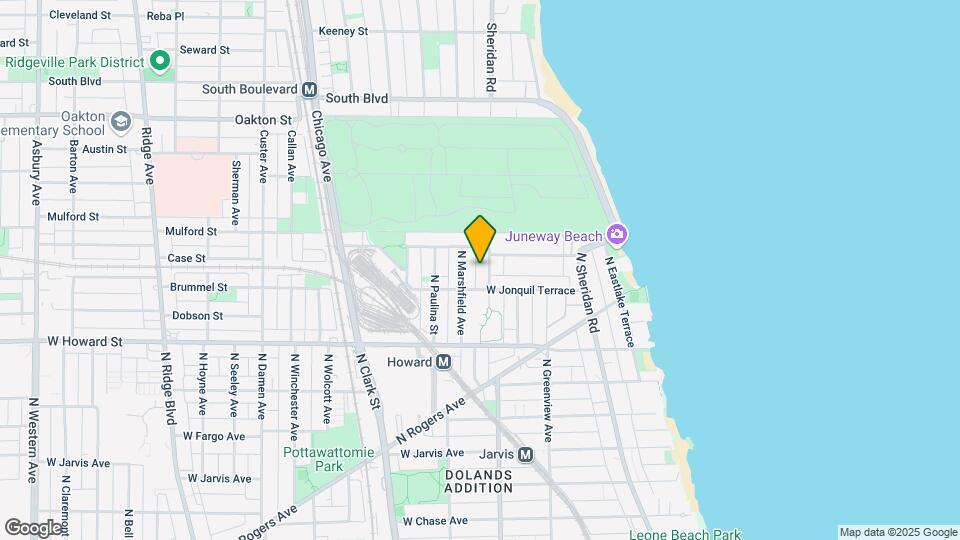 7720 N Ashland Ave, Unit 2 Map and Location Details
