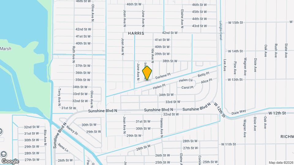 2809 Darlene Pl Map and Location Details