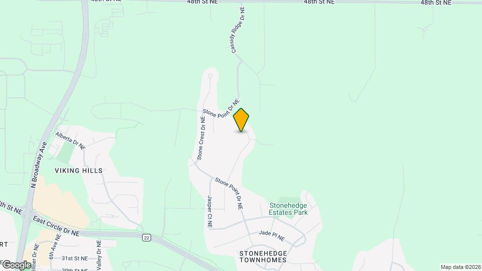 4033 Cameo Pl NE Map and Location Details