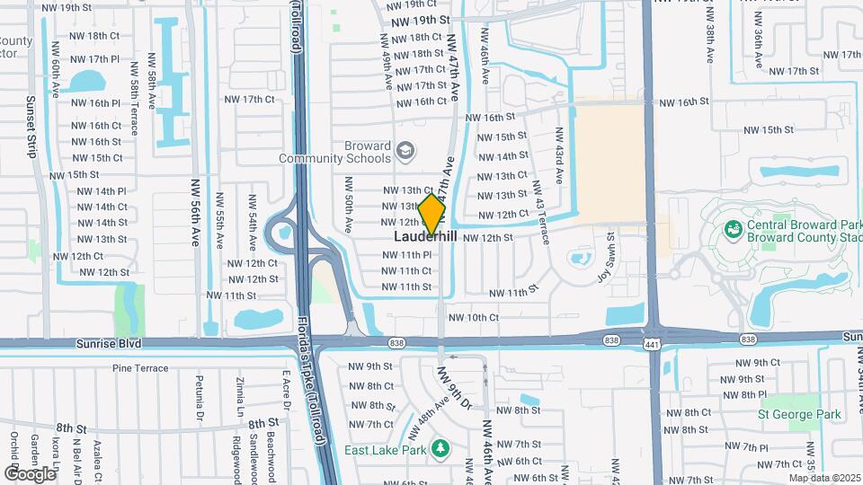 4710 NW 12th St Map and Location Details