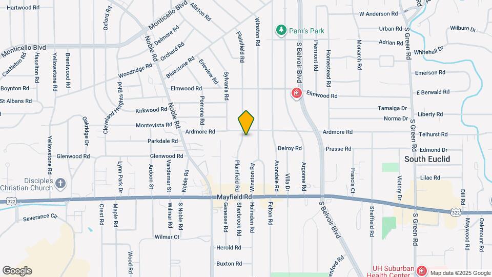 1305 Plainfield Rd Map and Location Details