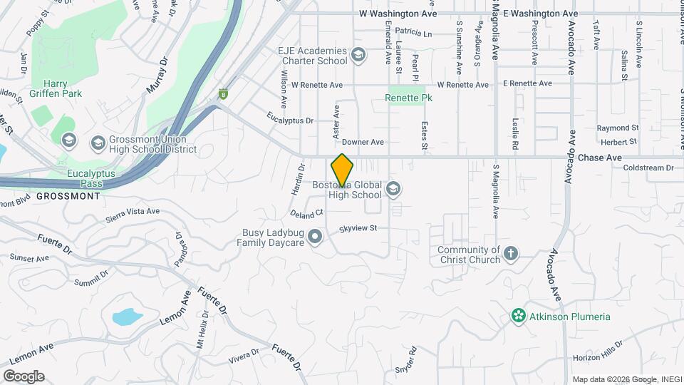 750 Palomar Ave Map and Location Details