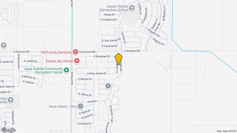 1938 Wildflower Ln Mapa y Detalles de la Ubicación