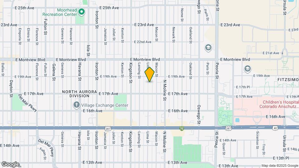 1748 Lima St Map and Location Details