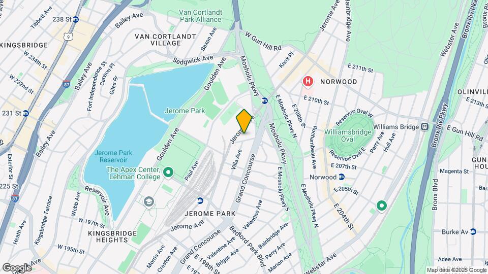 19 E Van Cortlandt Ave Map and Location Details