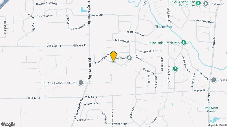 6009 Copeland Lakes Dr Map and Location Details