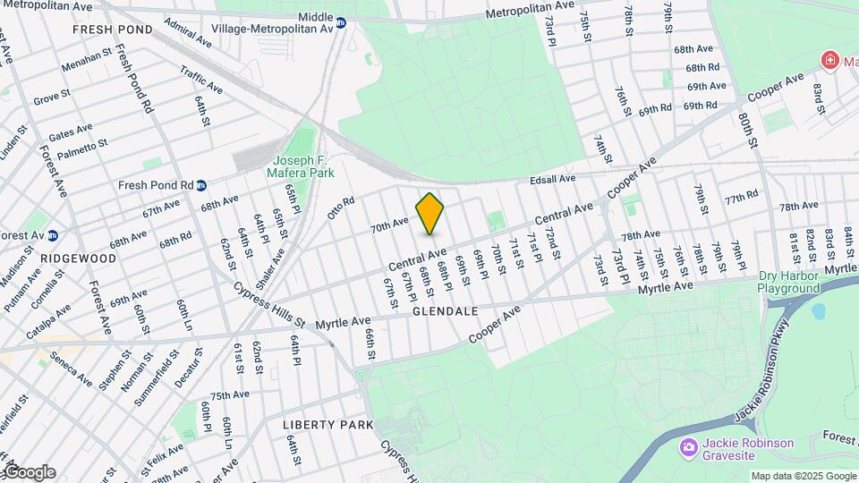 70-34 68th Pl-Unit -2 Map and Location Details