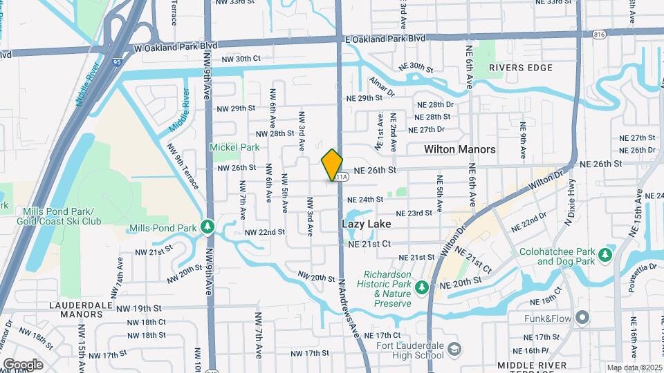 124 NW 25th St Map and Location Details