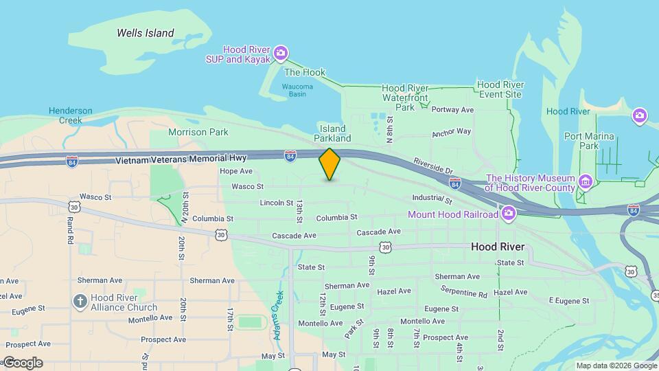 1023 Wasco St Map and Location Details