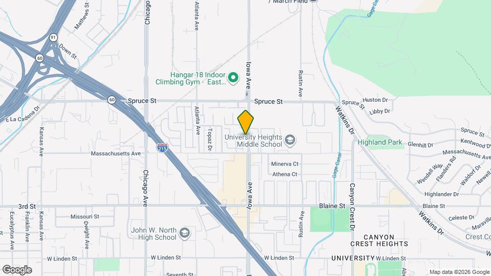 1305 Massachusetts Map and Location Details