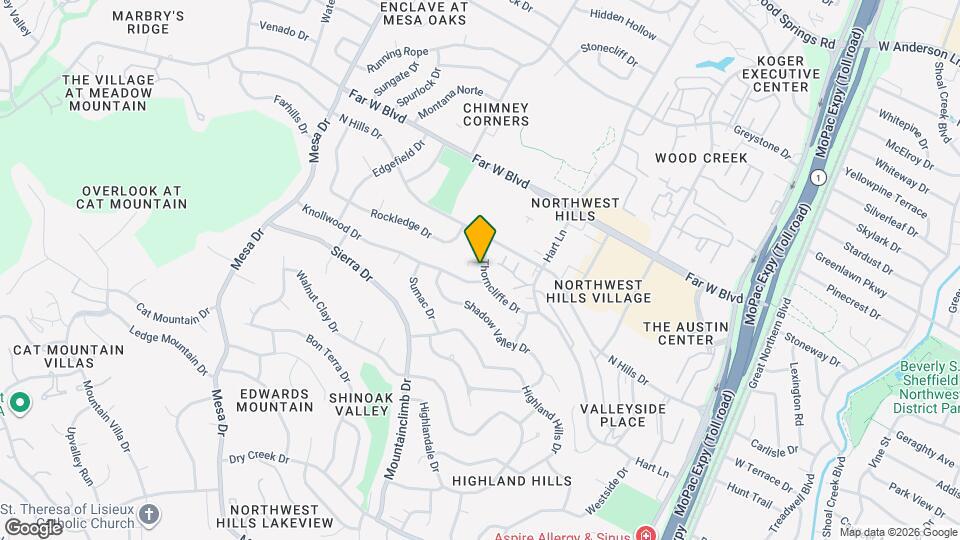 6902 Thorncliffe Dr Map and Location Details