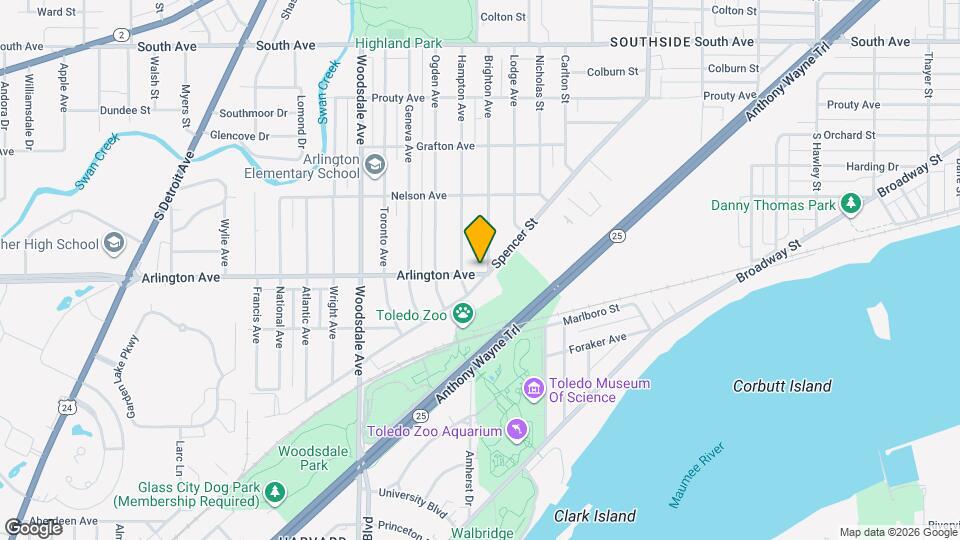 886 Brighton Ave Mapa y Detalles de la Ubicación