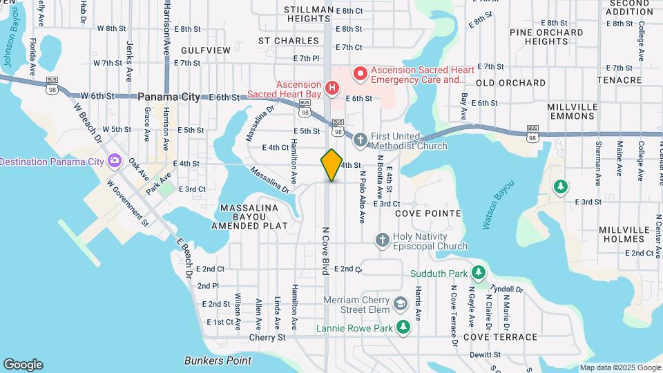 342 N Cove Blvd Map and Location Details