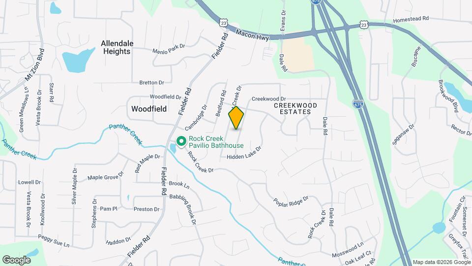 3172 Creekwood Dr Map and Location Details
