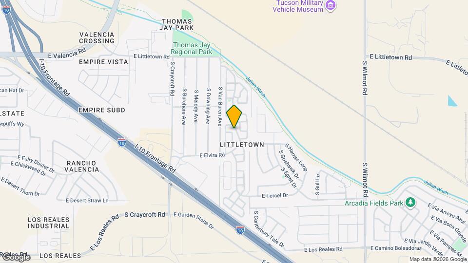 6809 S Camino De Azar Map and Location Details