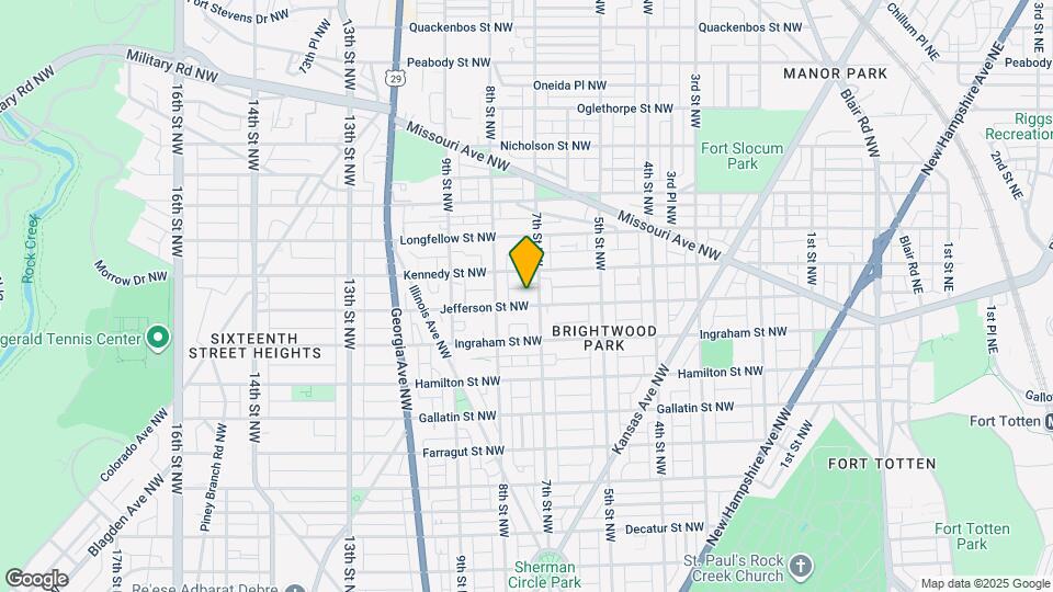 713 Jefferson St NW Map and Location Details