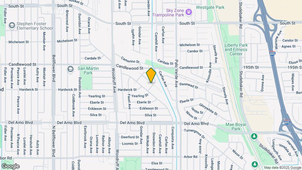 6152 McKnight Dr Map and Location Details