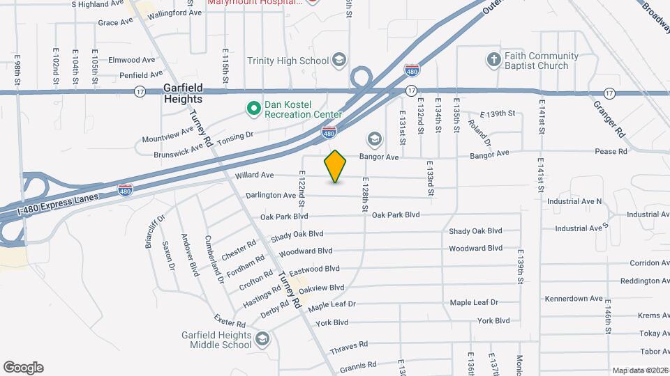 12409 Darlington Ave Map and Location Details