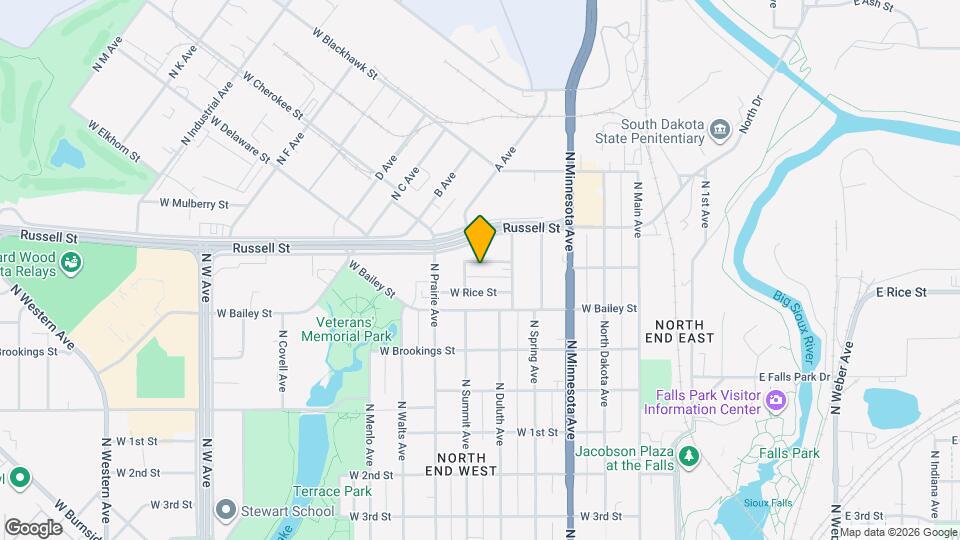 615 W Bennett St Map and Location Details