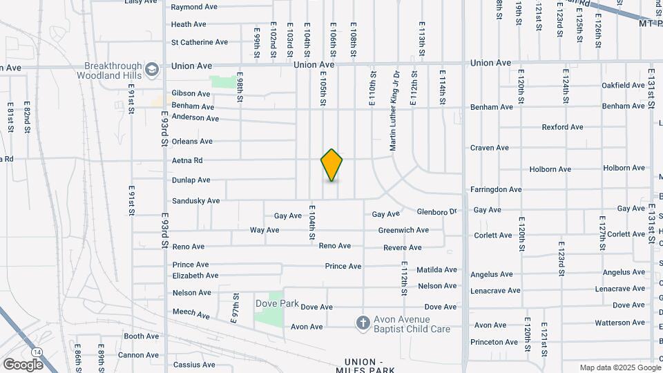 3704 E 106th St Map and Location Details