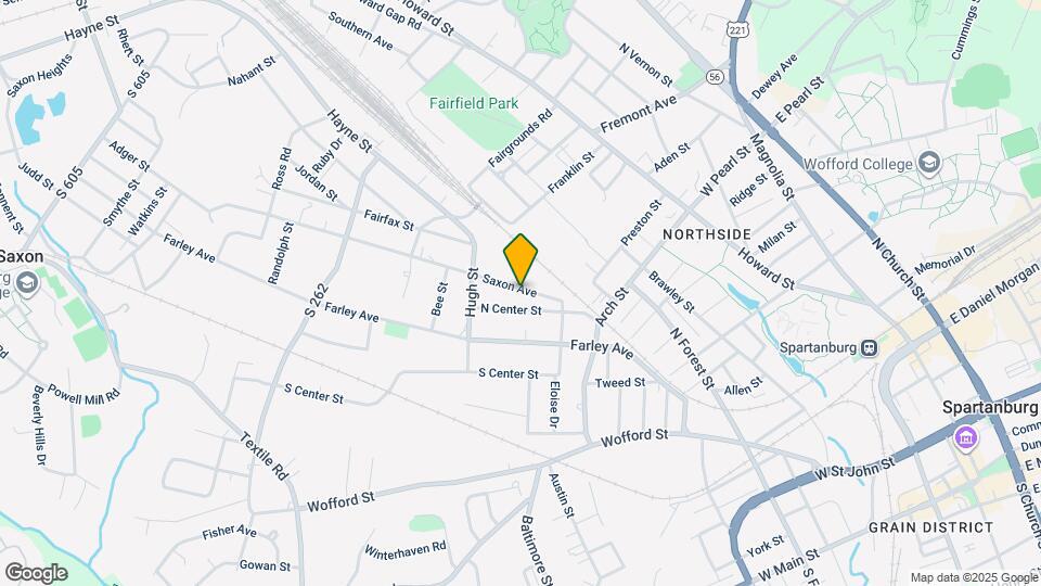 579 Saxon Ave Map and Location Details