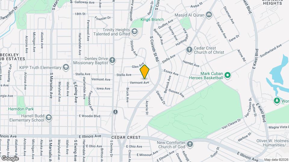 1559 Vermont Ave Map and Location Details