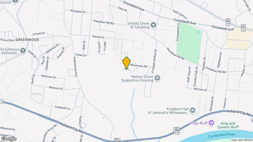 1318 Vogue Hill Rd Map and Location Details